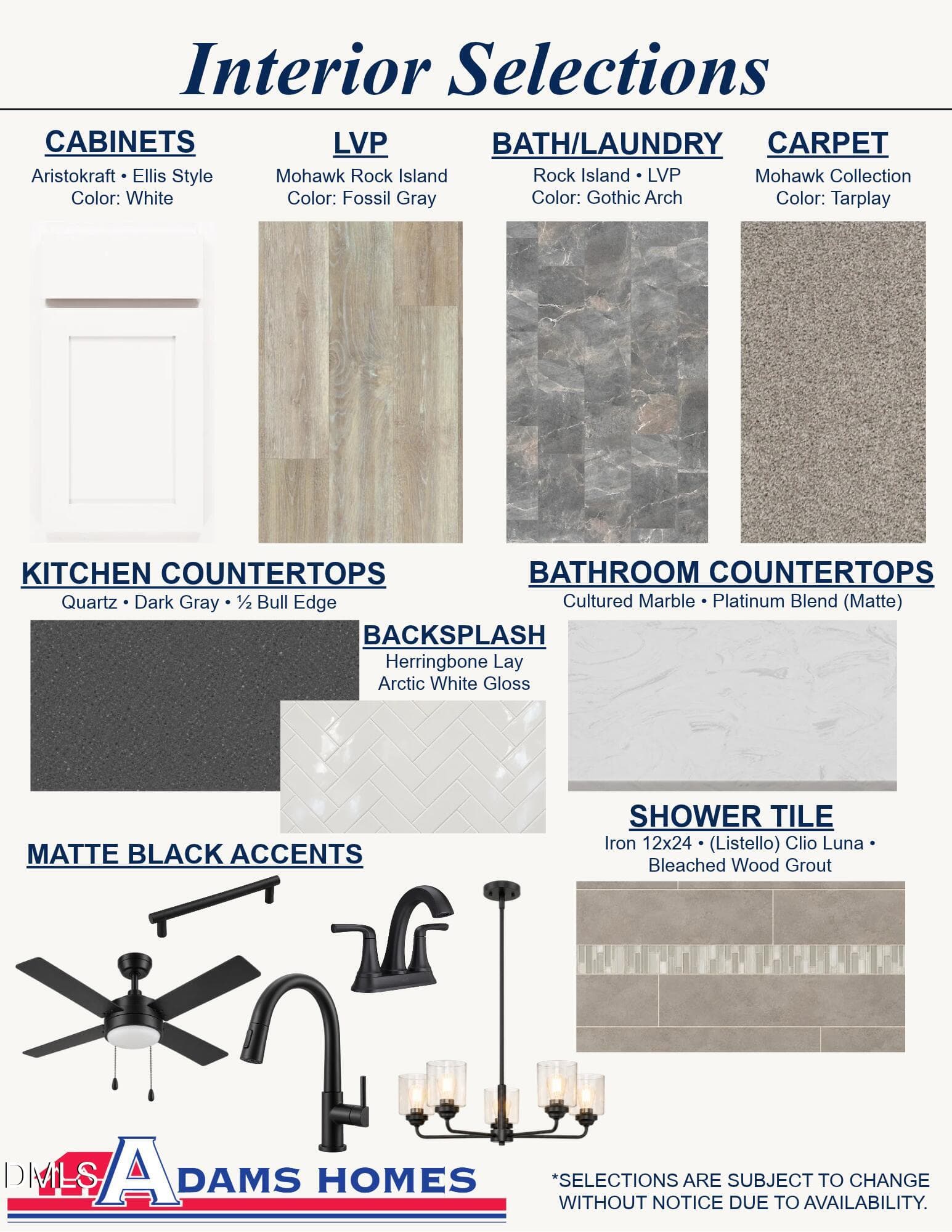 HD010-ColorSelections - 260 Hidden Pines Drive, Cameron, NC 28326