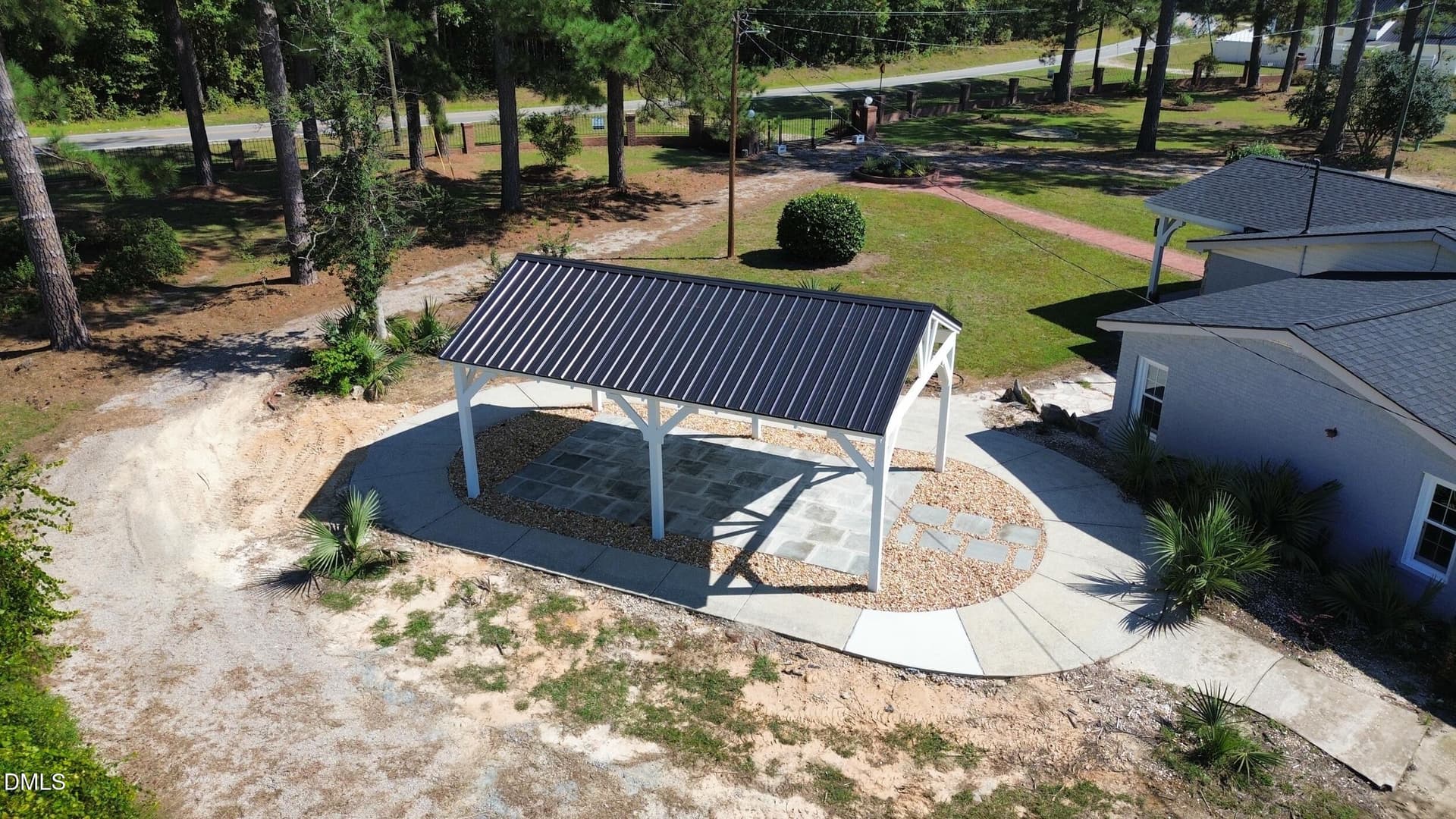 Aerial View - 7336 Pittman Gr Ch Road, Raeford, NC 28376