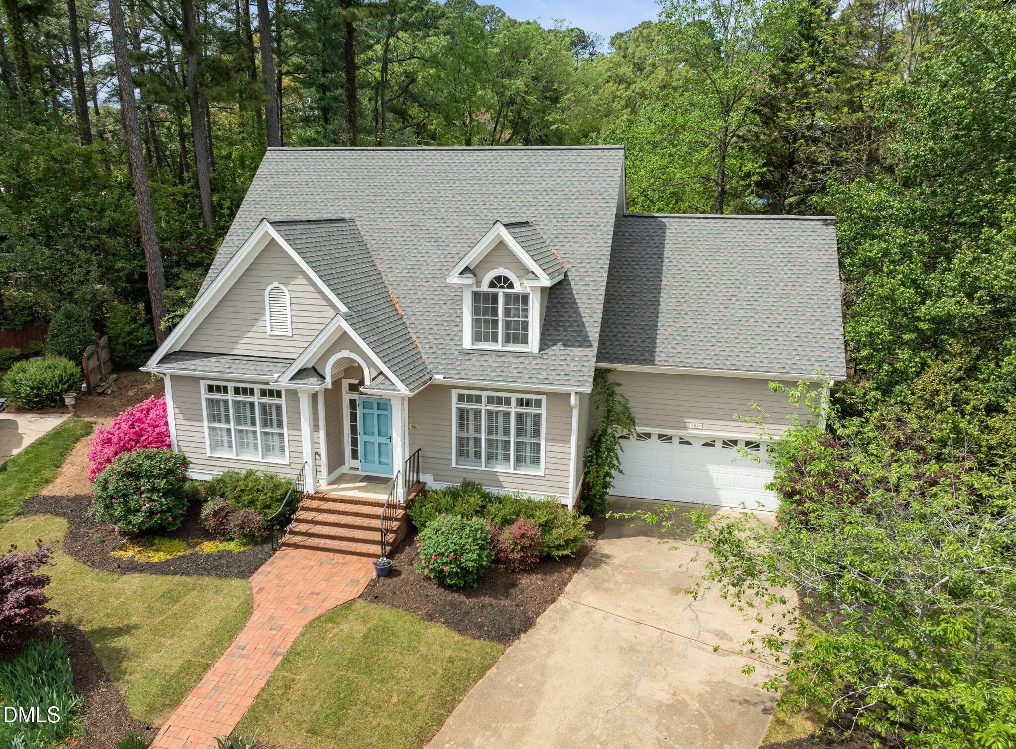 Aerial View - 4925 Old Millcrest Court, Raleigh, NC 27609