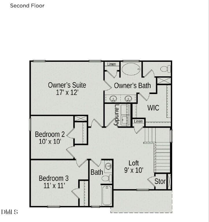 Second Floor - 437 Barter Drive, Vass, NC 28394, Vass