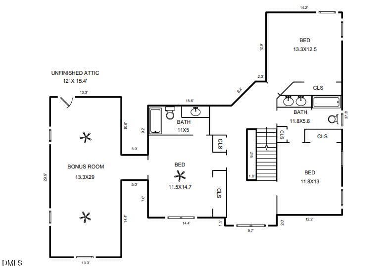 2nd Floor - 1412 Abbey's Grove Trail, Raleigh, NC 27614