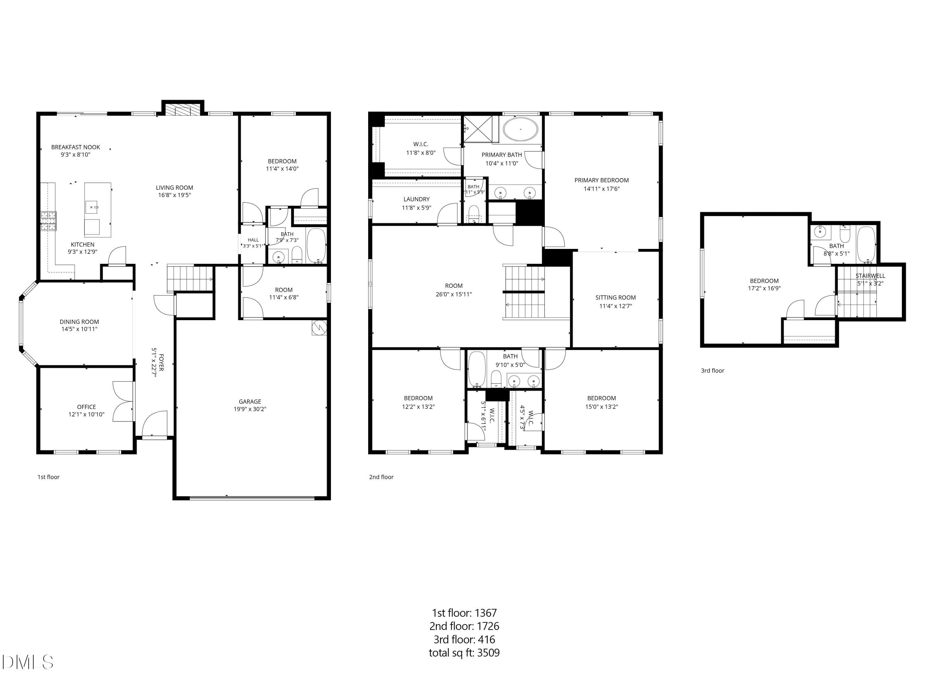 floor plan - 1029 Brockton Drive, Mebane, NC 27302, Mebane