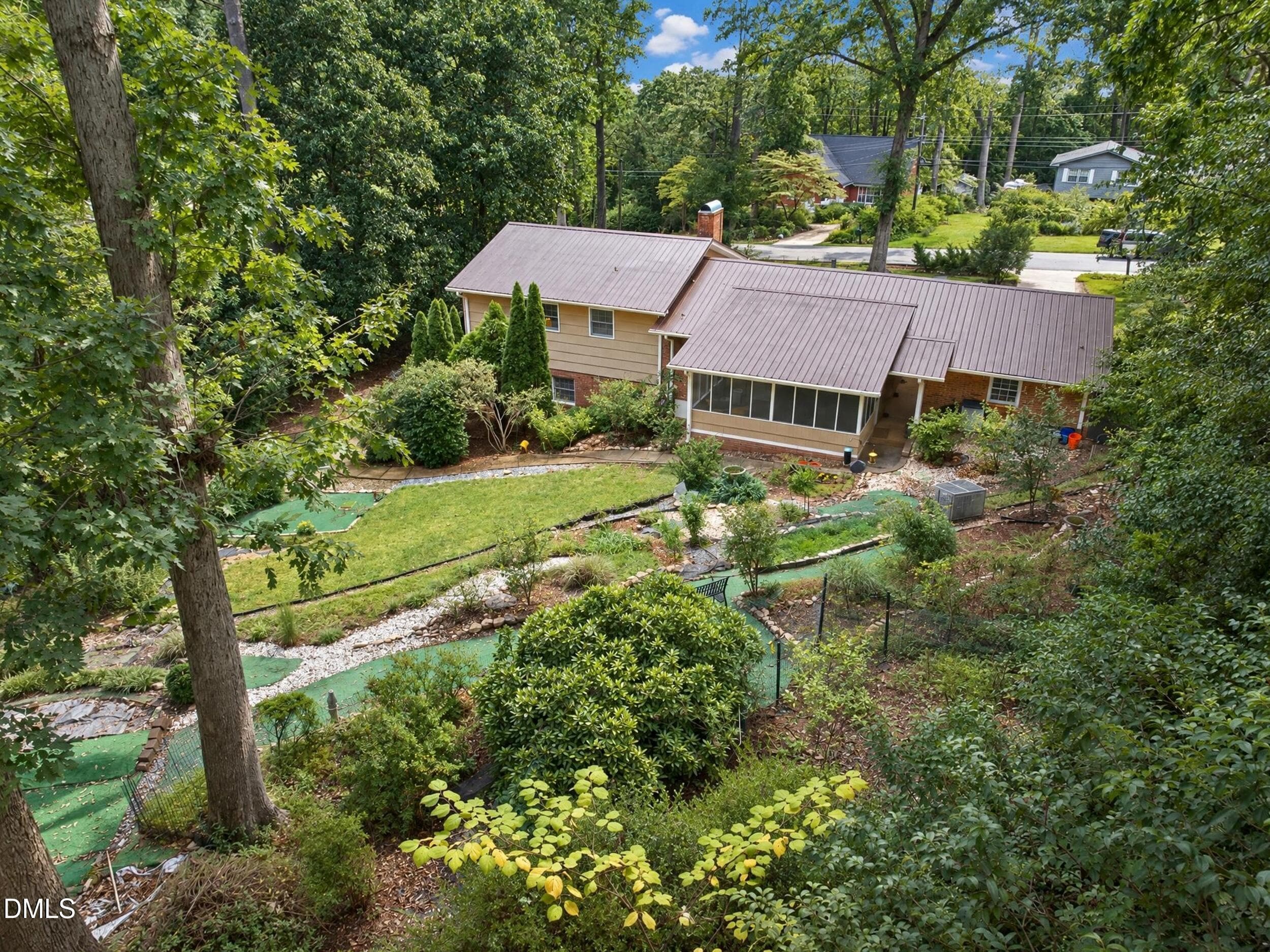 Exterior rear drone - 1302 Kingston Ridge Road, Cary, NC 27511, Cary