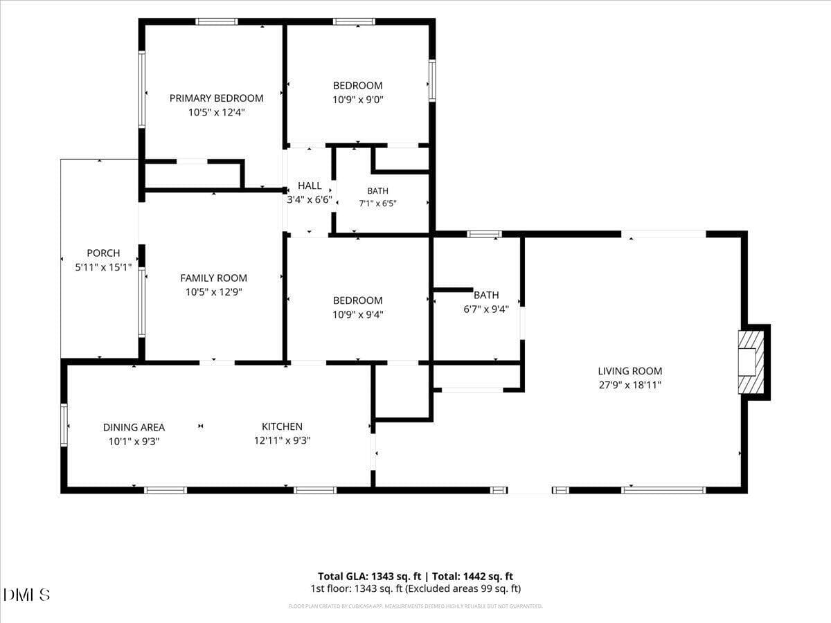 01-FP Meas 01.jpg - 510 County Road, Weldon, NC 27890