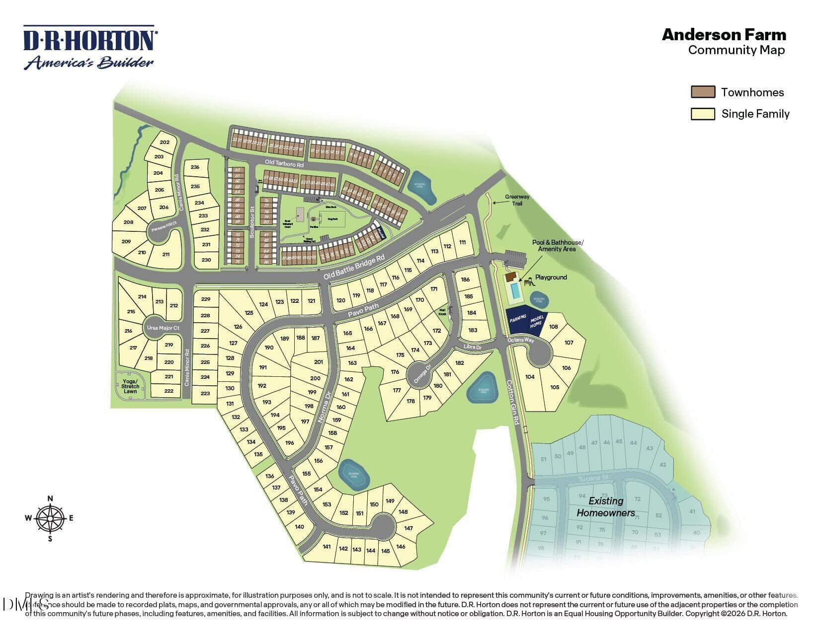 ANDERSON FARM SITE MAP - 1128 Pavo Path, Wendell, NC 27591