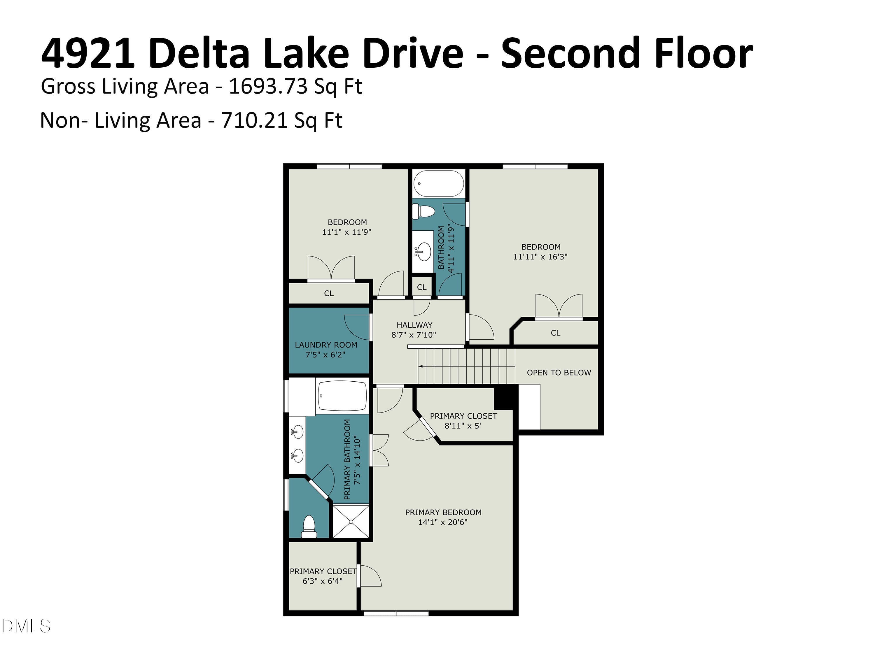 Second Floor-4921 Delta Lake - 4921 Delta Lake Drive, Raleigh, NC 27612