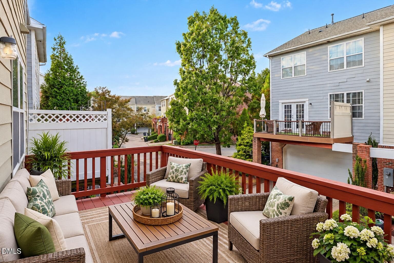 Virtually Staged Deck - 324 Old Mill Village Drive, Apex, NC 27502
