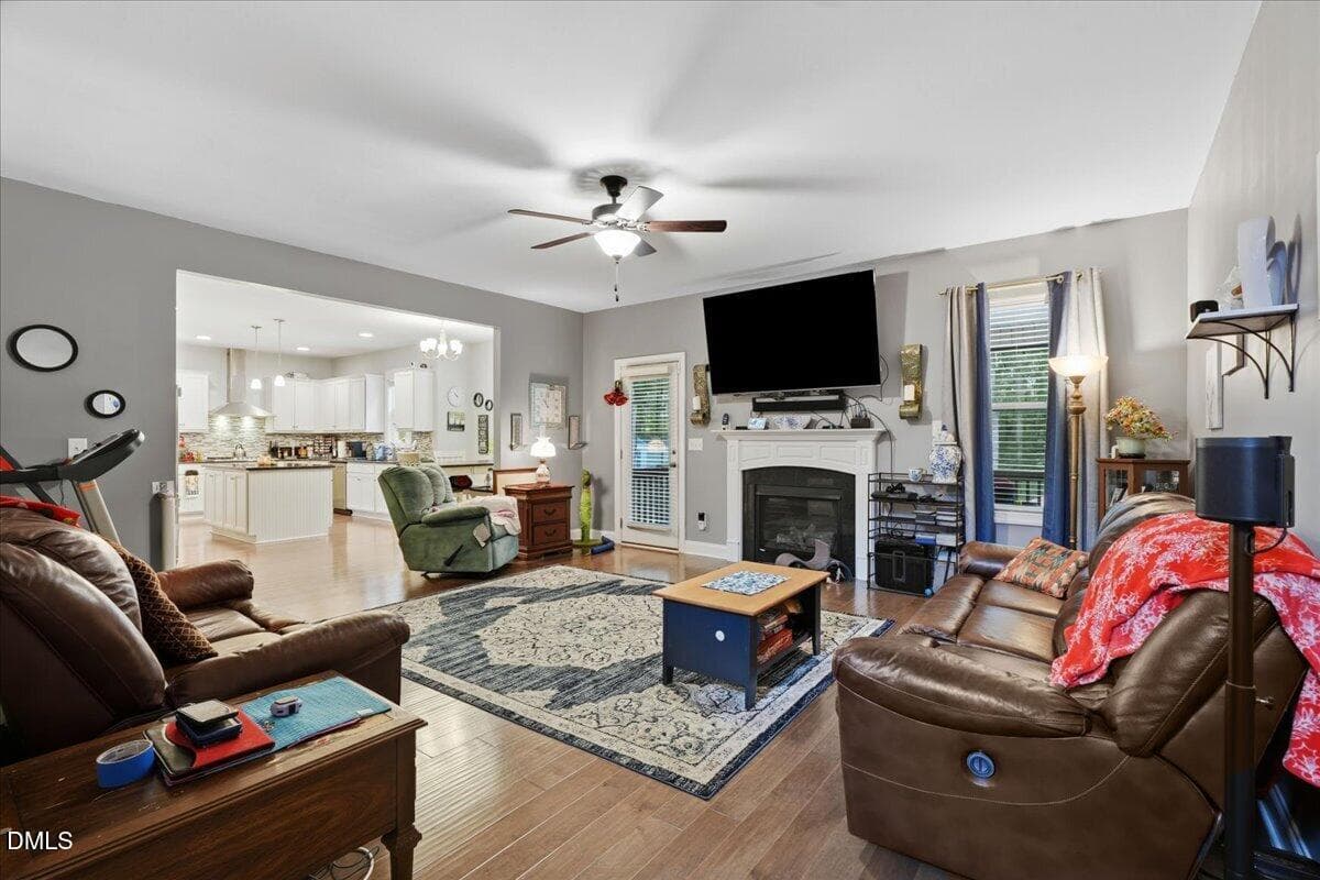 Living Room - 190 Beaver Dam Drive, Youngsville, NC 27596, Youngsville