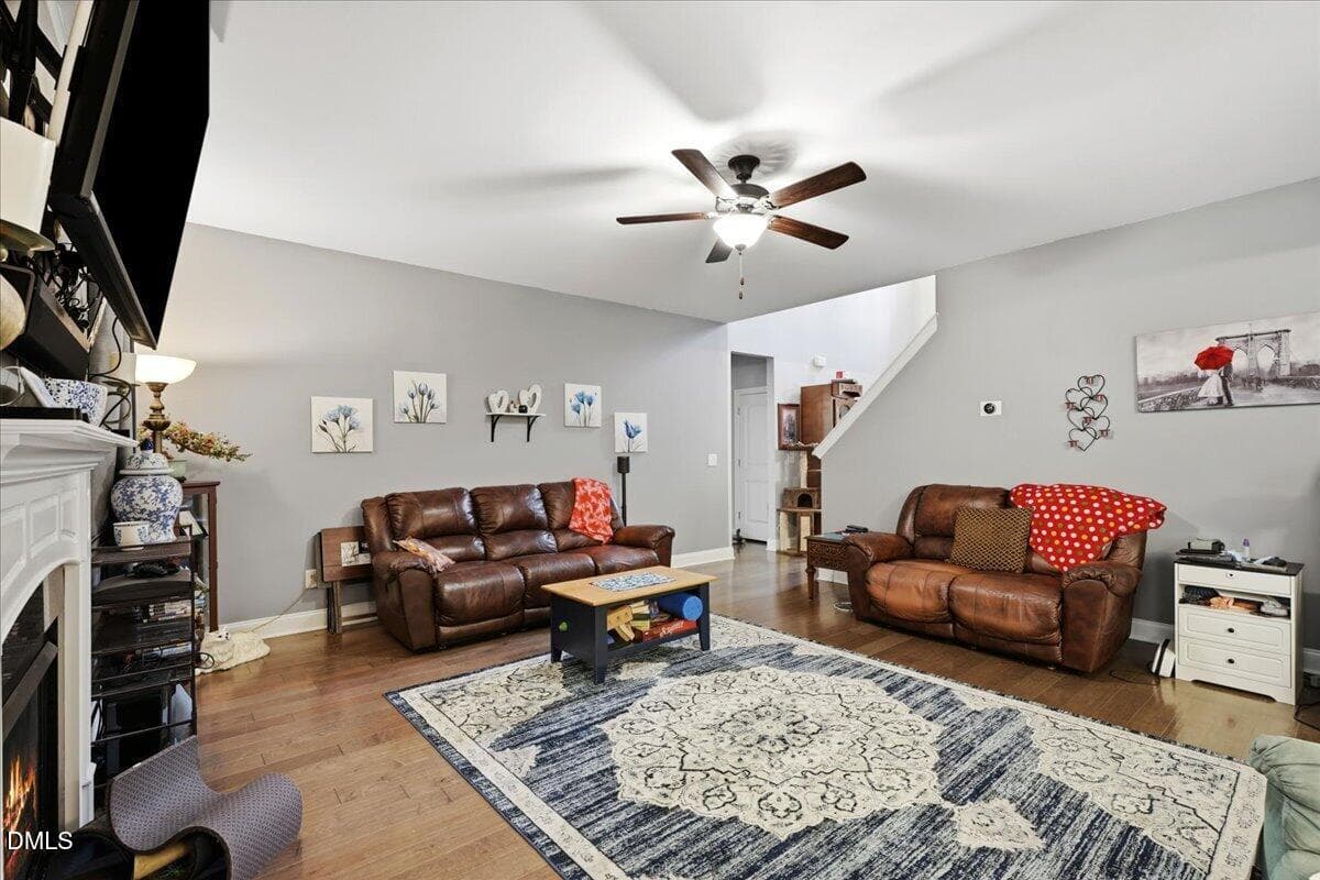 Living Room - 190 Beaver Dam Drive, Youngsville, NC 27596, Youngsville