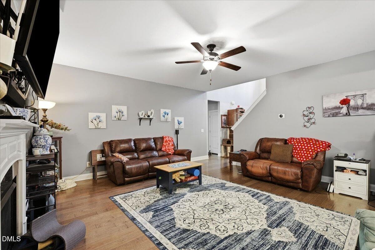 Living Room - 190 Beaver Dam Drive, Youngsville, NC 27596, Youngsville