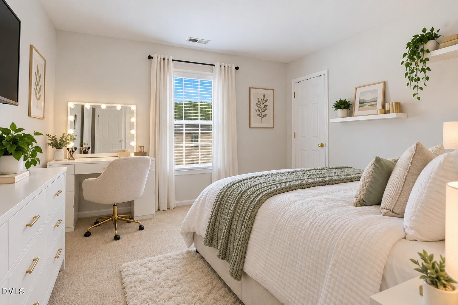 Bright Sage-Toned Bedroom Retreat - 1804 Cedar Grove Drive, Durham, NC 27703