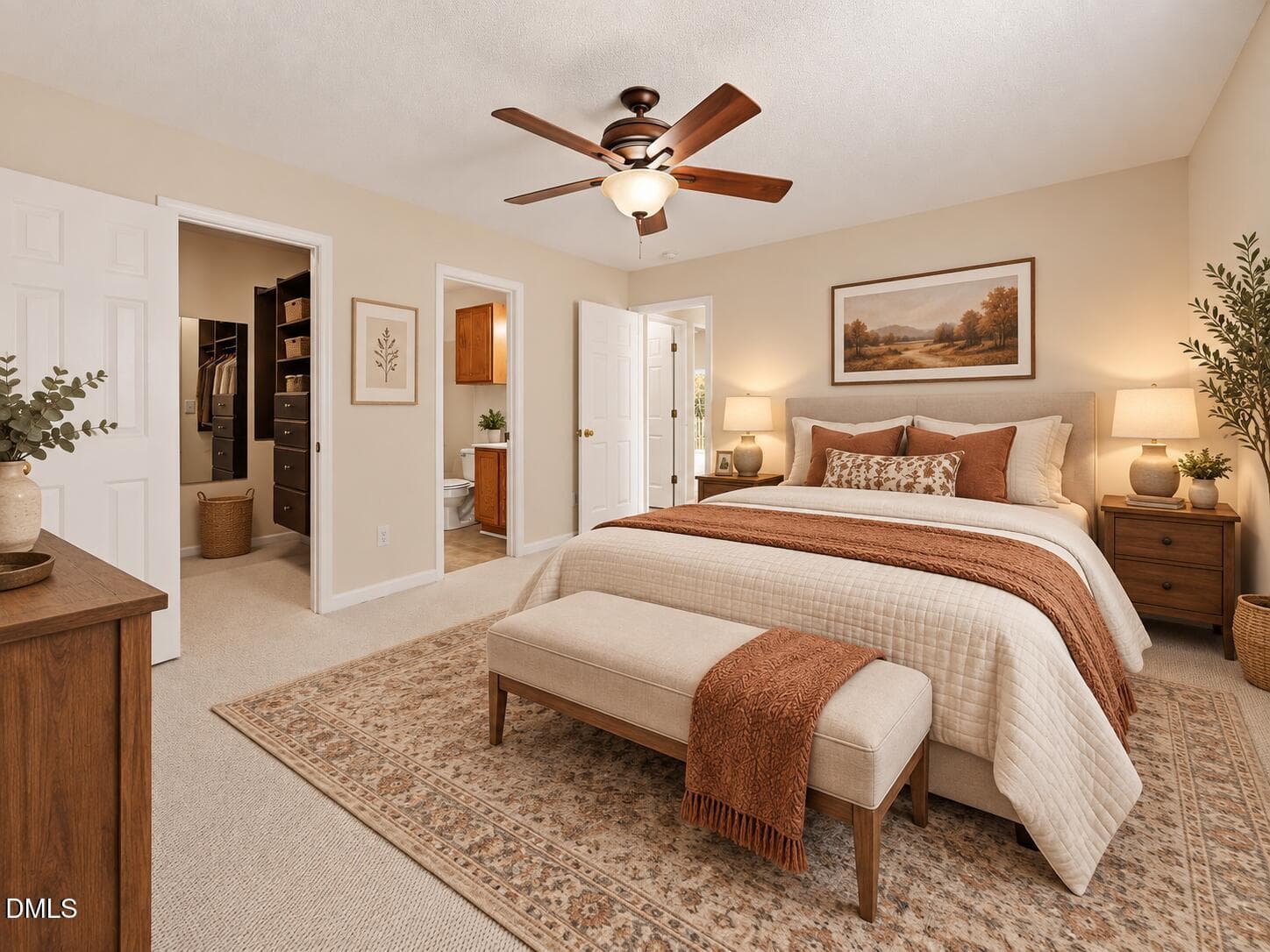 warm_transitional_master_bedroom_retreat - 4836 Mocha Lane, Raleigh, NC 27616
