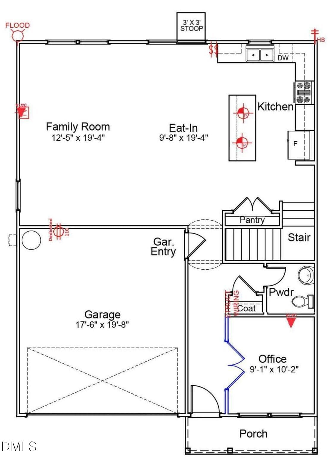 Floor Plan_Page_1 - 32 Mistflower Drive, Youngsville, NC 27596, Youngsville