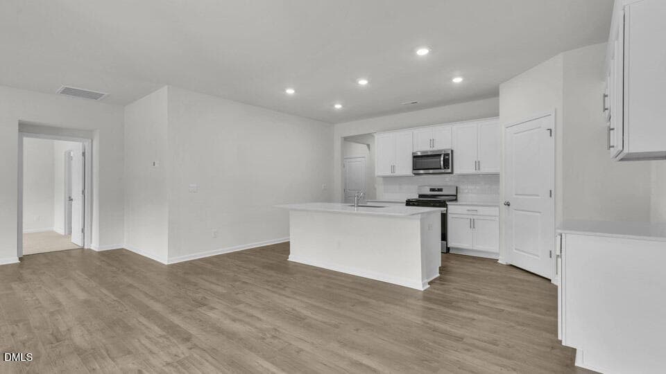 KITCHEN AND LIVING ROOM - 132 Lone Star Drive, Lillington, NC 27546