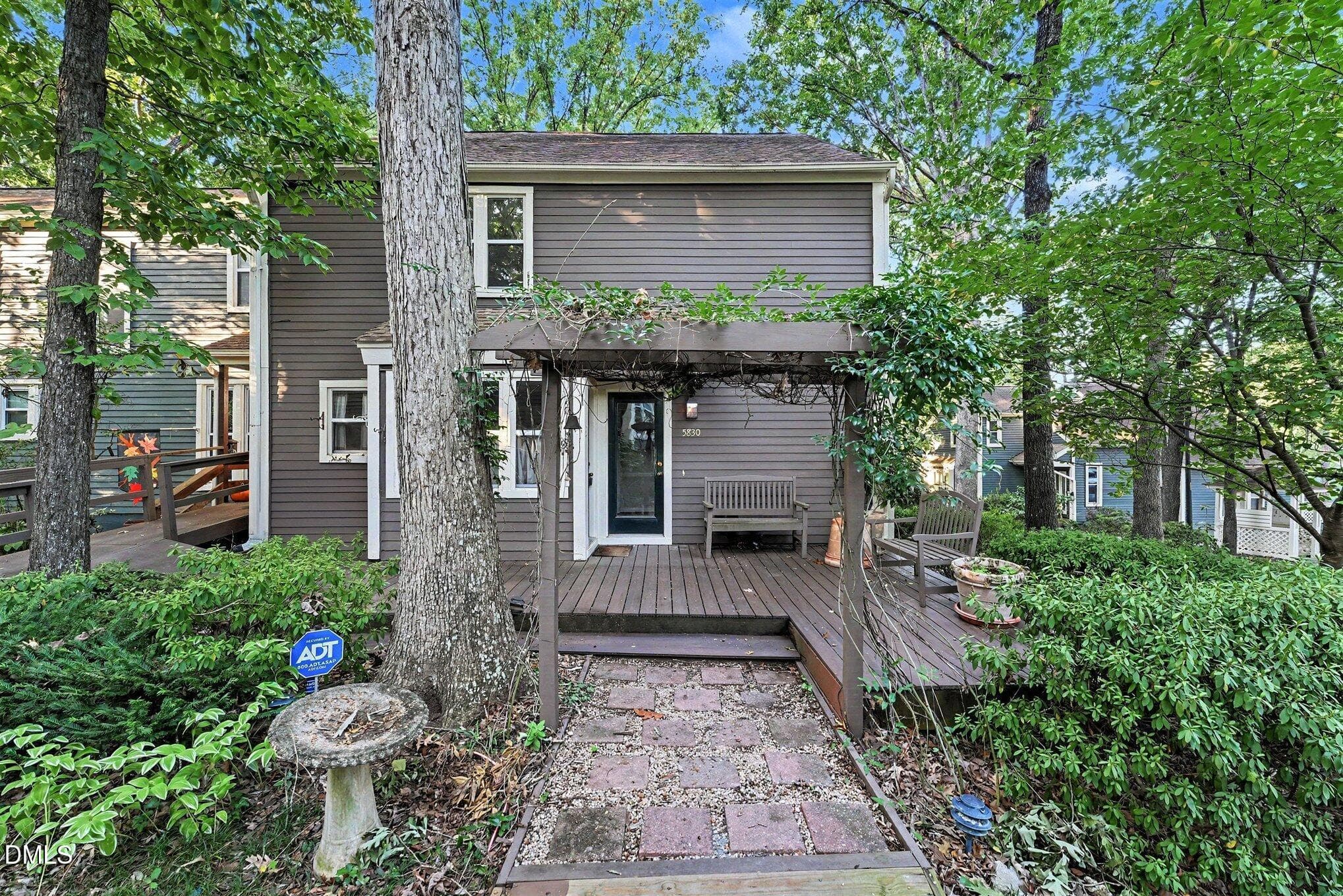 Back of Structure - 5830 Sentinel Drive, Raleigh, NC 27609