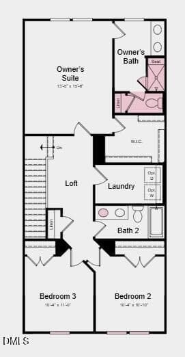 Upper Level - 2703 Middlewick Place, Wake Forest, NC 27587