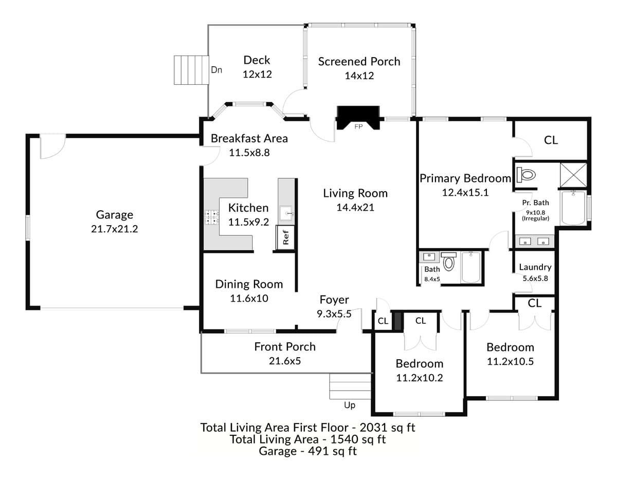 Floorplan- Glen Oaks.jpg - 75 Glen Oaks Drive, Youngsville, NC 27596, Youngsville