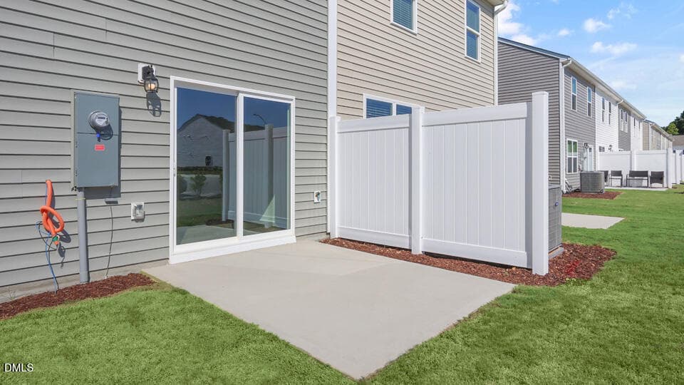 REAR PATIO - 63 Bee Garden Court, Angier, NC 27501