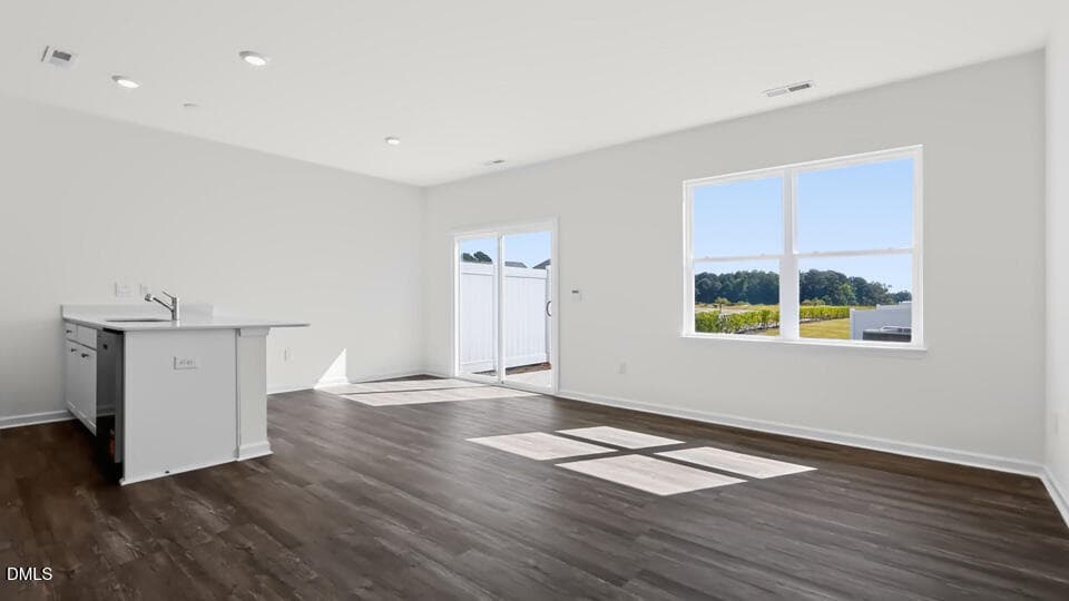 LIVING ROOM, DINING ROOM, AND KITCHEN - 63 Bee Garden Court, Angier, NC 27501