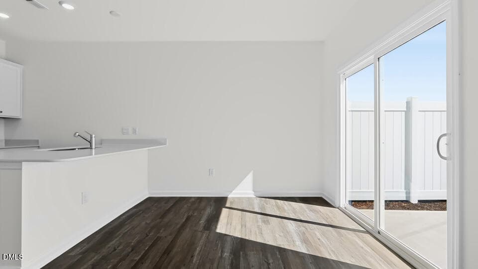 DINING ROOM AND REAR PATIO DOORS - 63 Bee Garden Court, Angier, NC 27501