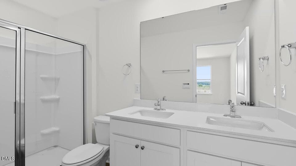 PRIMARY SUITE BATHROOOM - 63 Bee Garden Court, Angier, NC 27501
