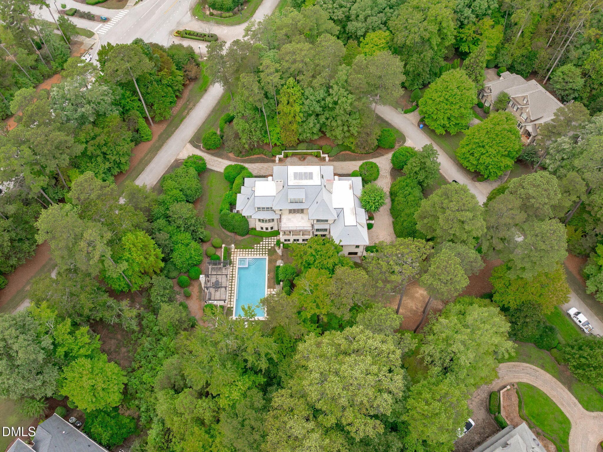 Aerial (8 of 9) - 3417 Birk Bluff Court, Cary, NC 27518, Cary