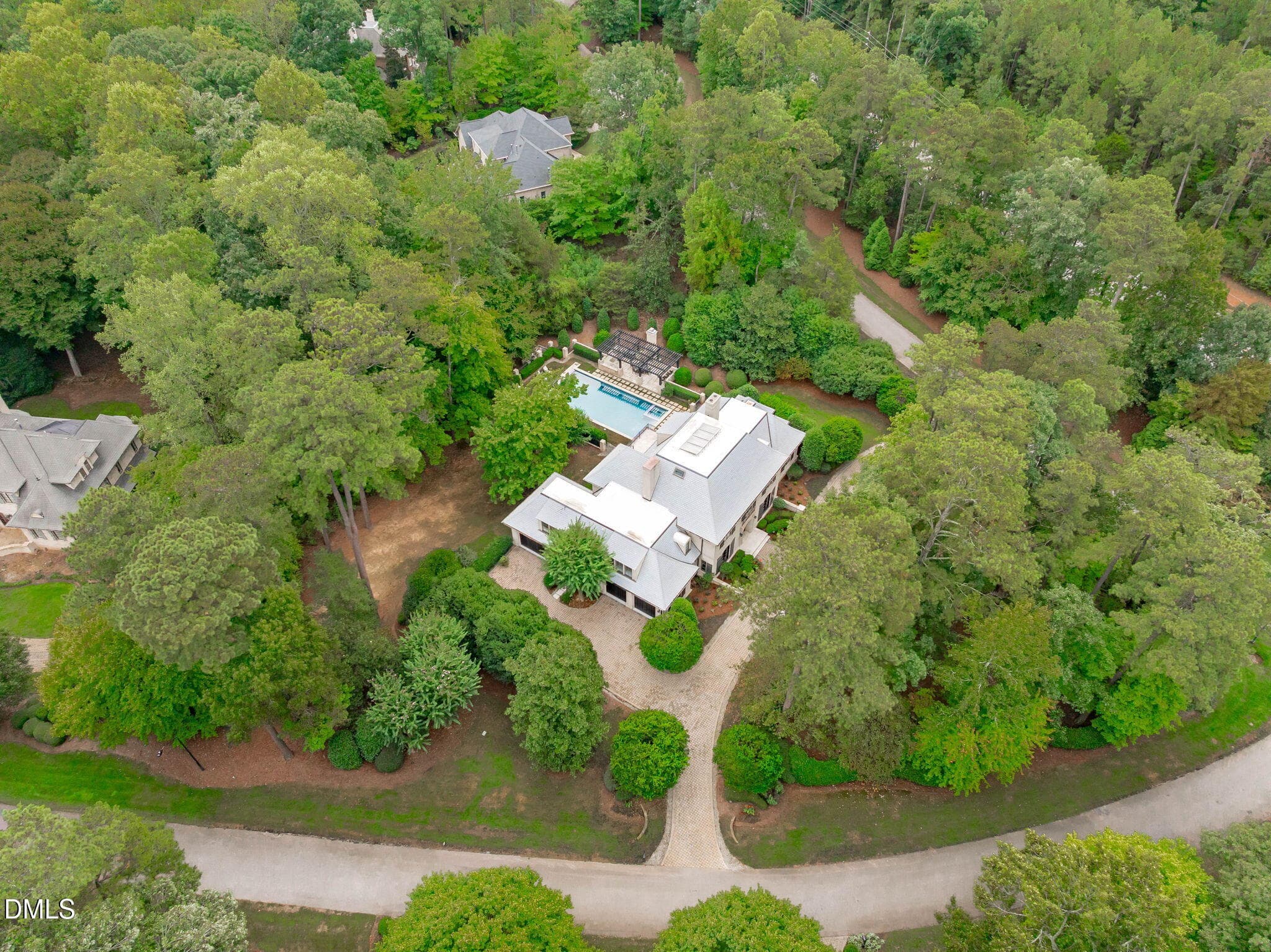 Aerial (1 of 9) - 3417 Birk Bluff Court, Cary, NC 27518, Cary
