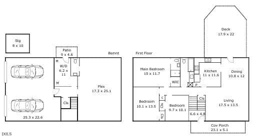3519 Winding Way floorplan - 3519 Winding Way, Durham, NC 27707
