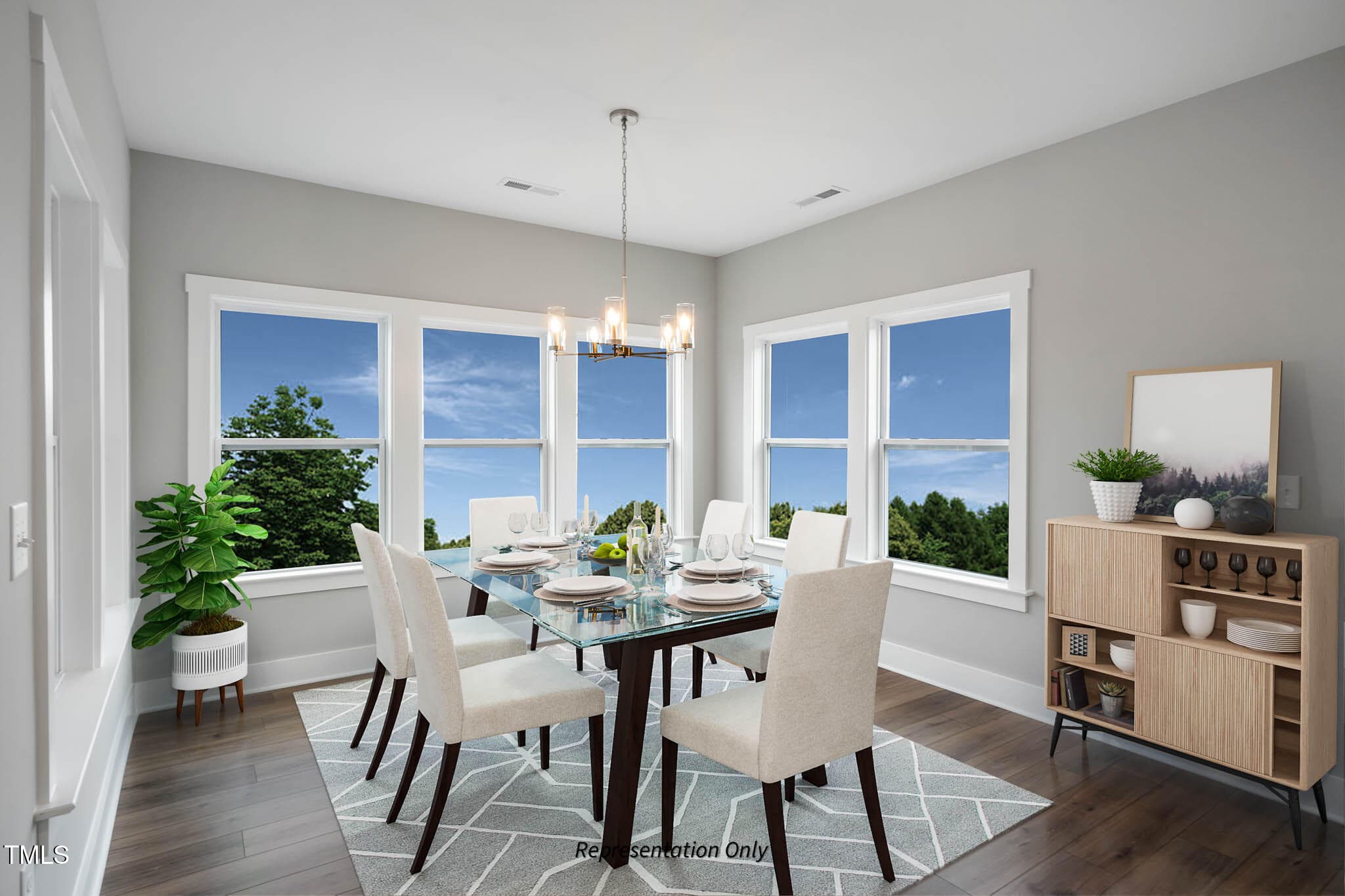 Dining Area - 410 Sweetfern Lane, Zebulon, NC 27597, Zebulon