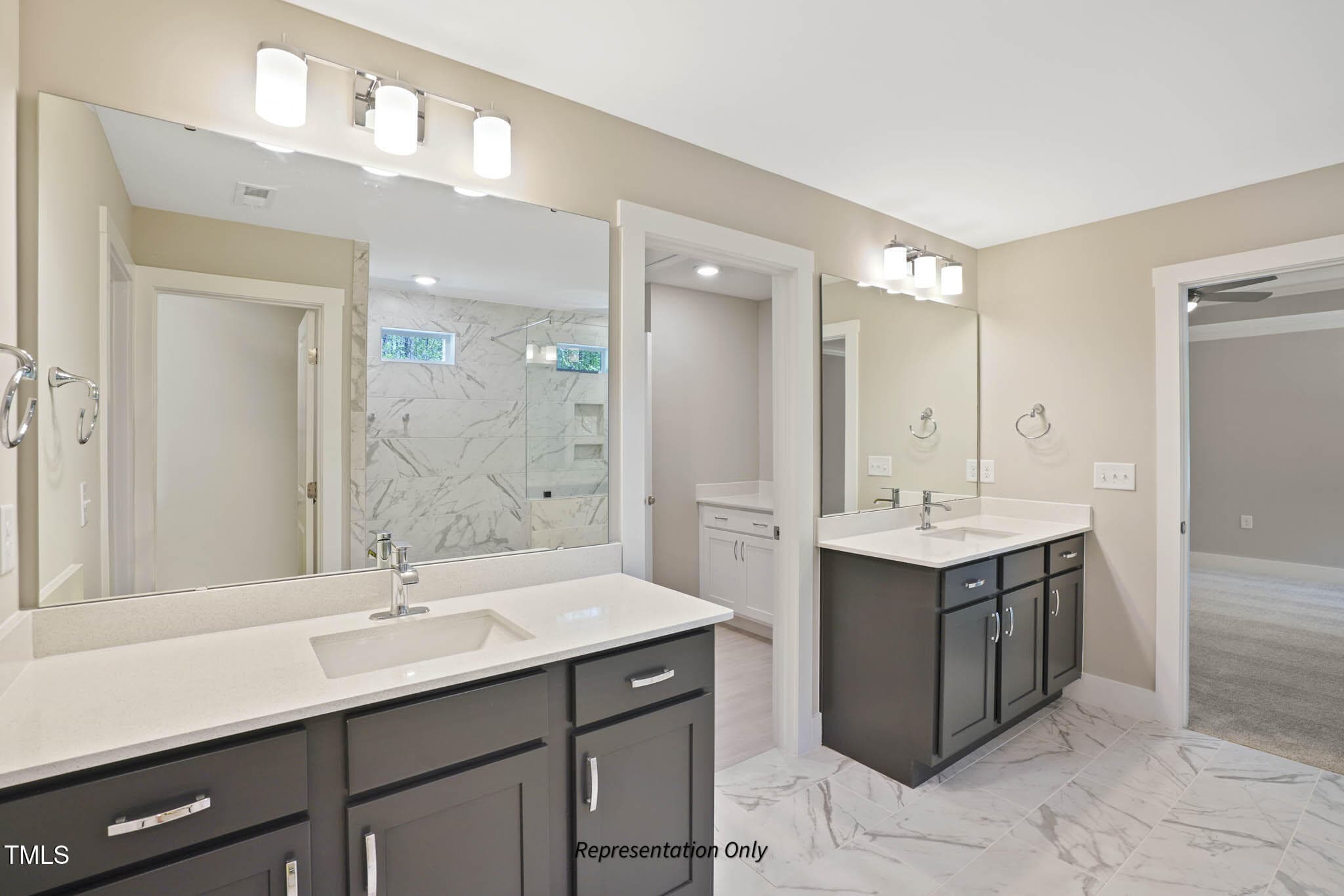 Primary Bath - 410 Sweetfern Lane, Zebulon, NC 27597, Zebulon