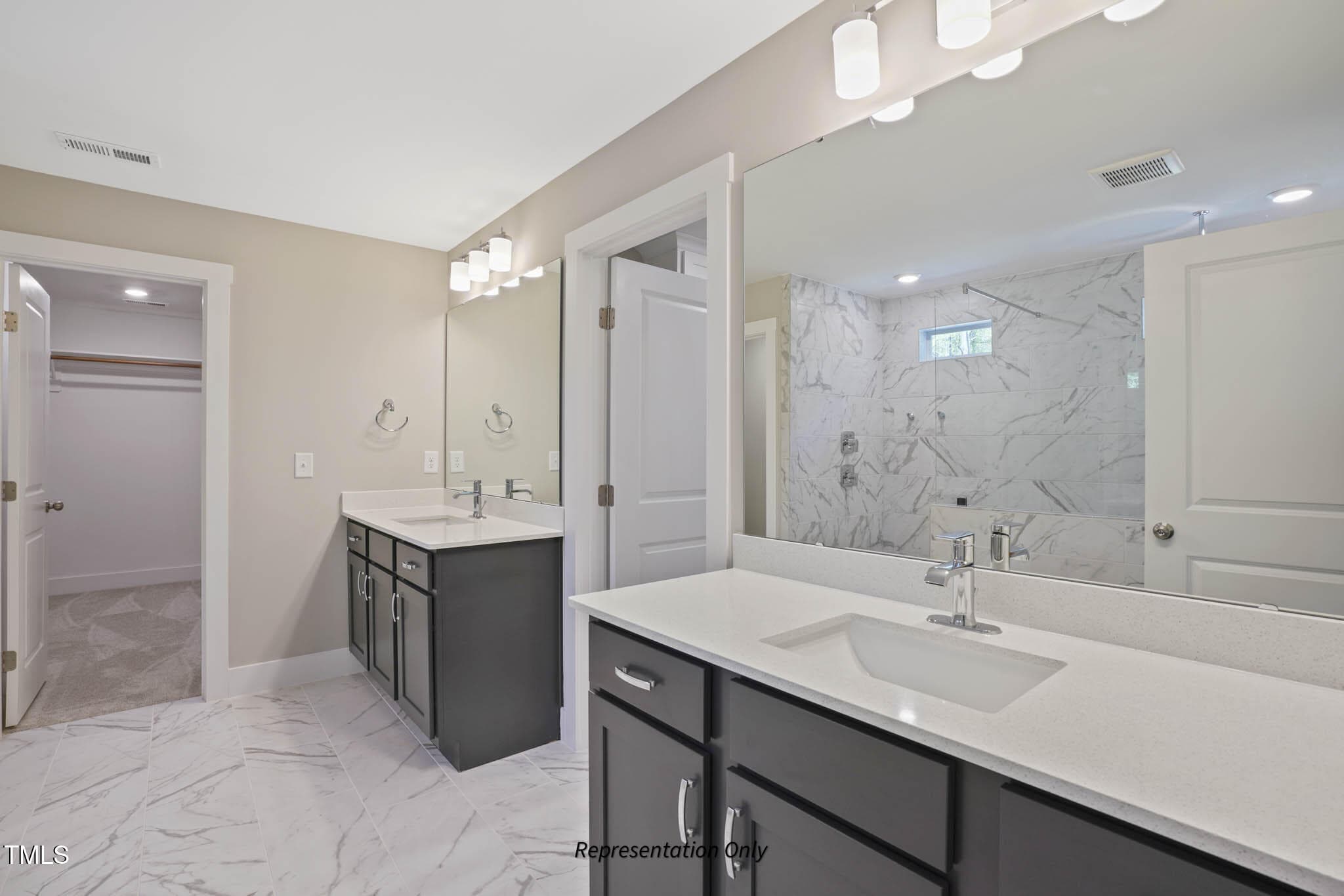 Primary Bath - 410 Sweetfern Lane, Zebulon, NC 27597, Zebulon