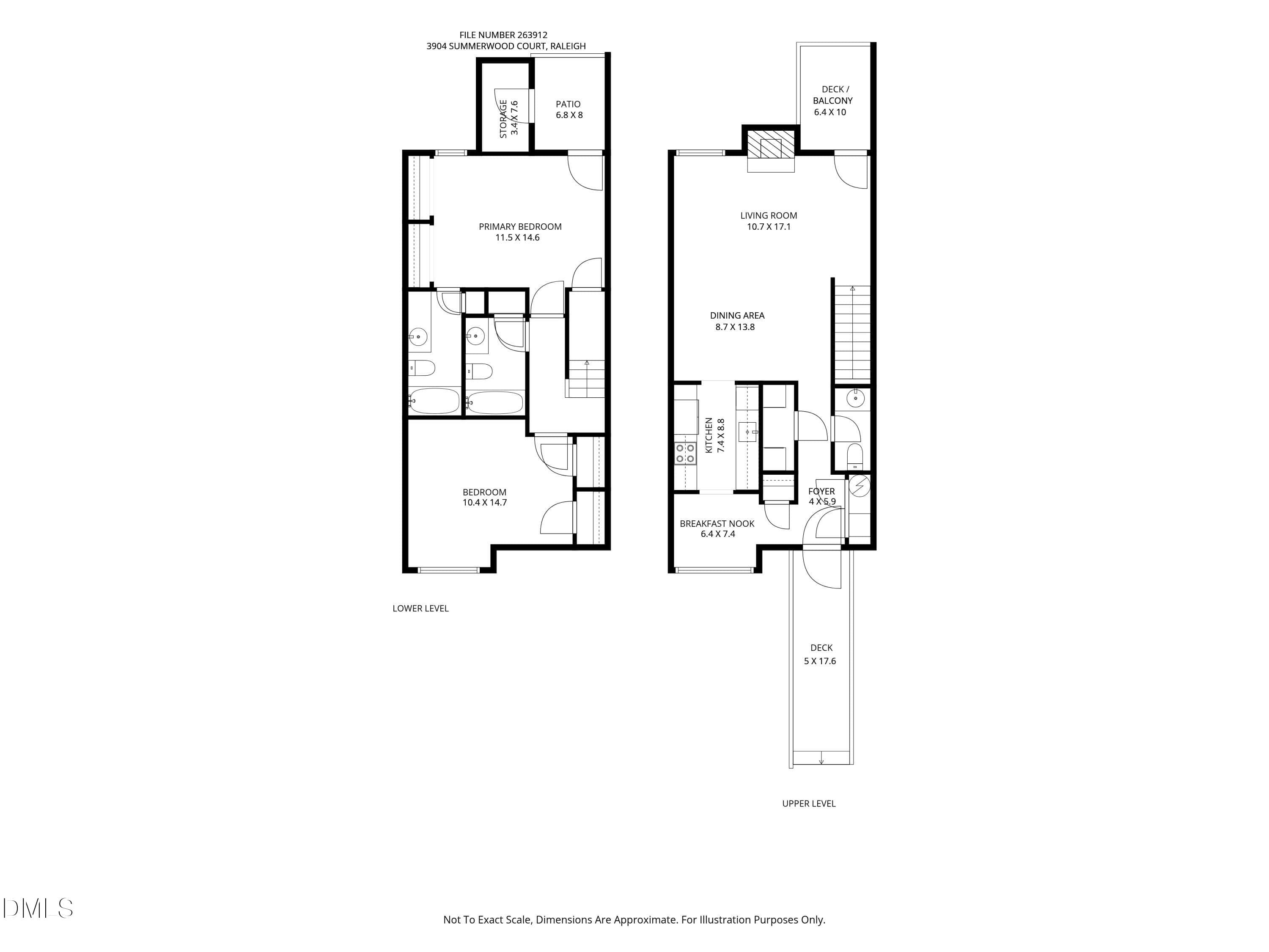 Floor Plan - 3904 Summerwood Court, Raleigh, NC 27613