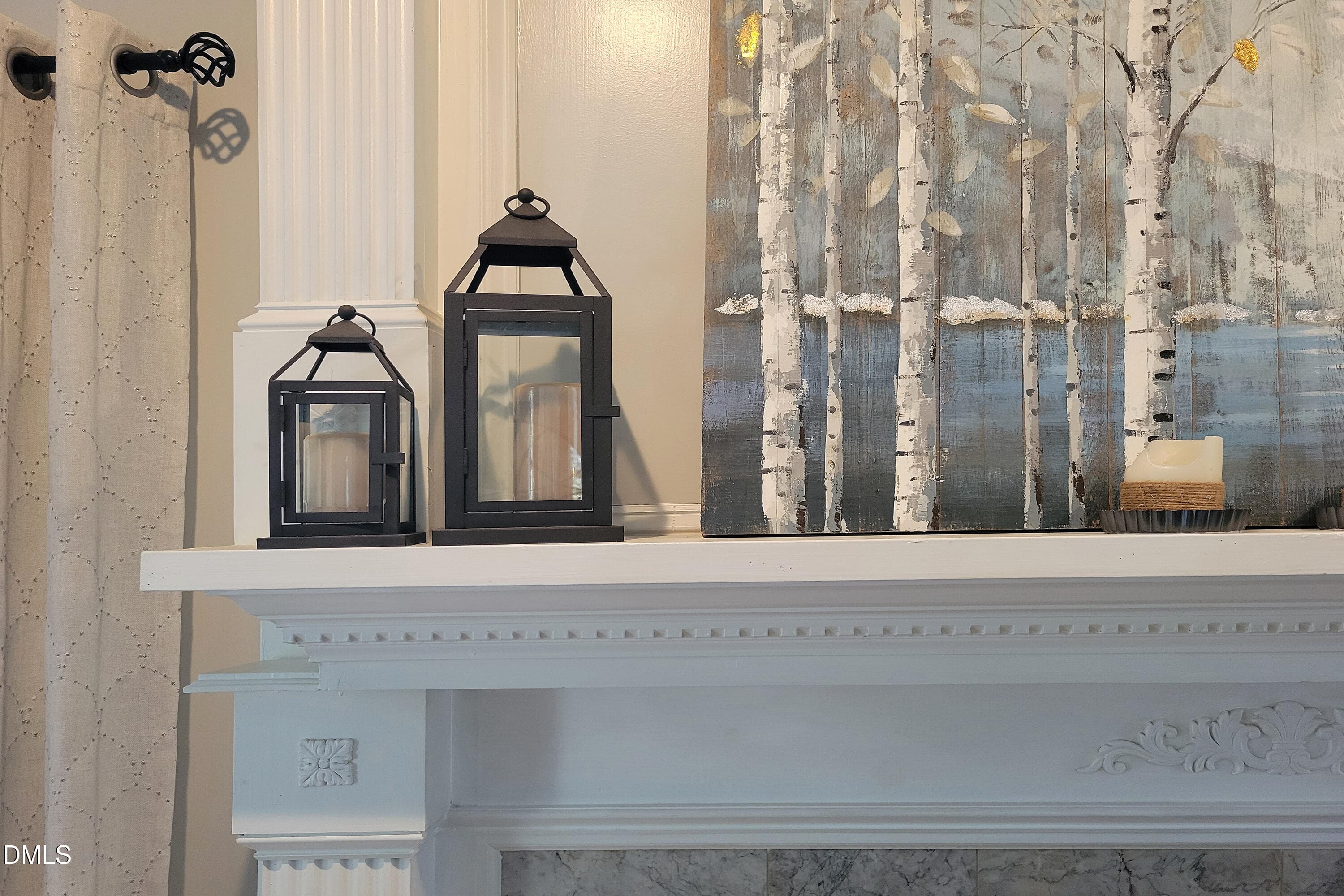 Detailed Mantel - 4109 Millyork Court, Apex, NC 27539