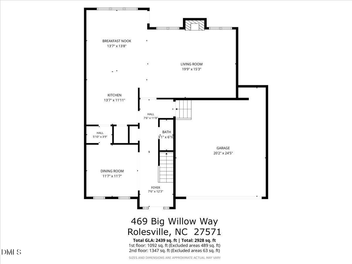 50-469 Big Willow Wy Floor Plan-3 - 469 Big Willow Way, Rolesville, NC 27571, Rolesville