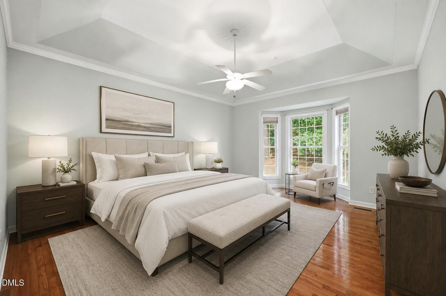 primary bedroom - 1524 Wood Spring Court, Raleigh, NC 27614