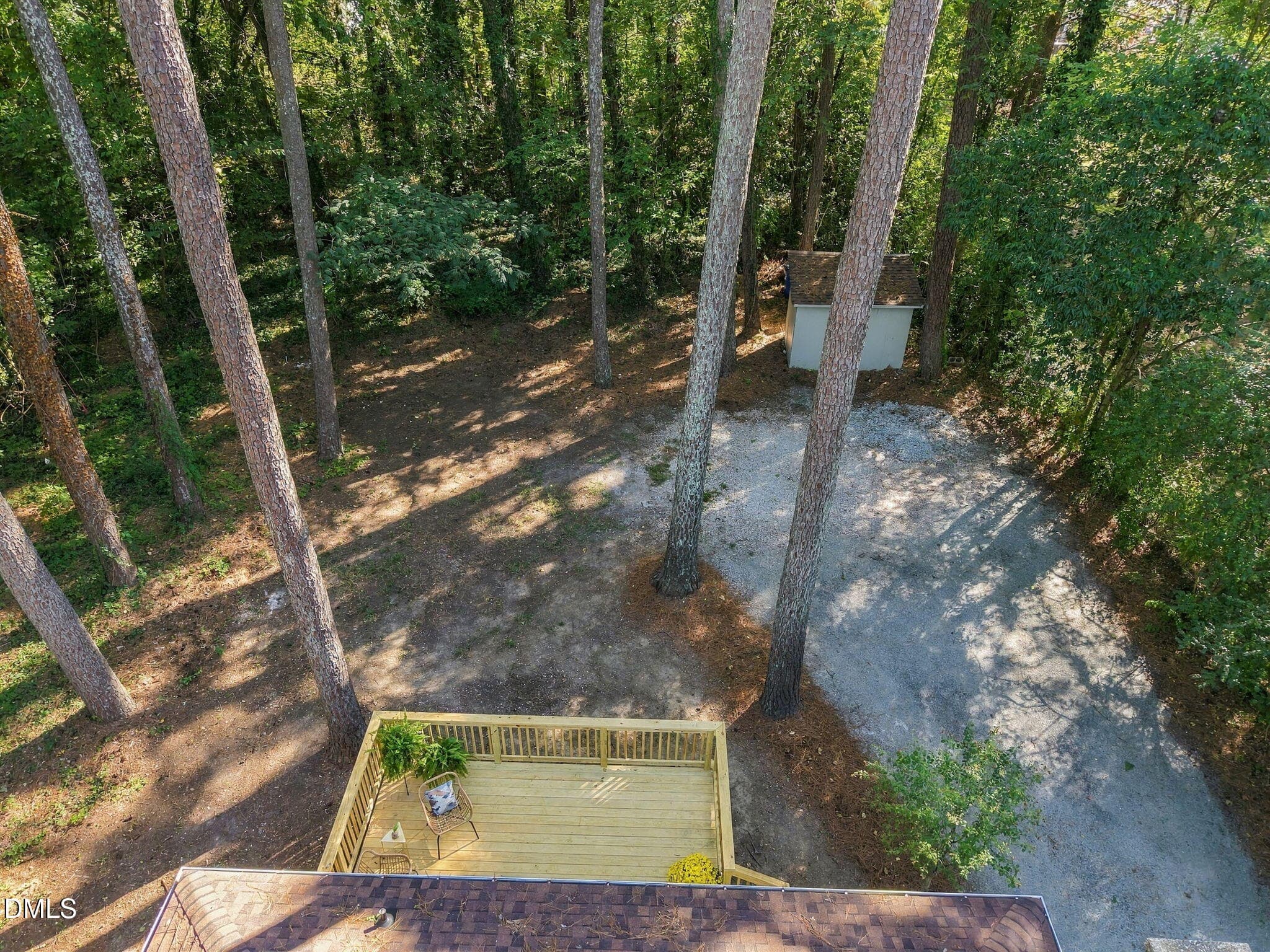 Aerial Backyard - 2717 Cammie Street, Durham, NC 27705