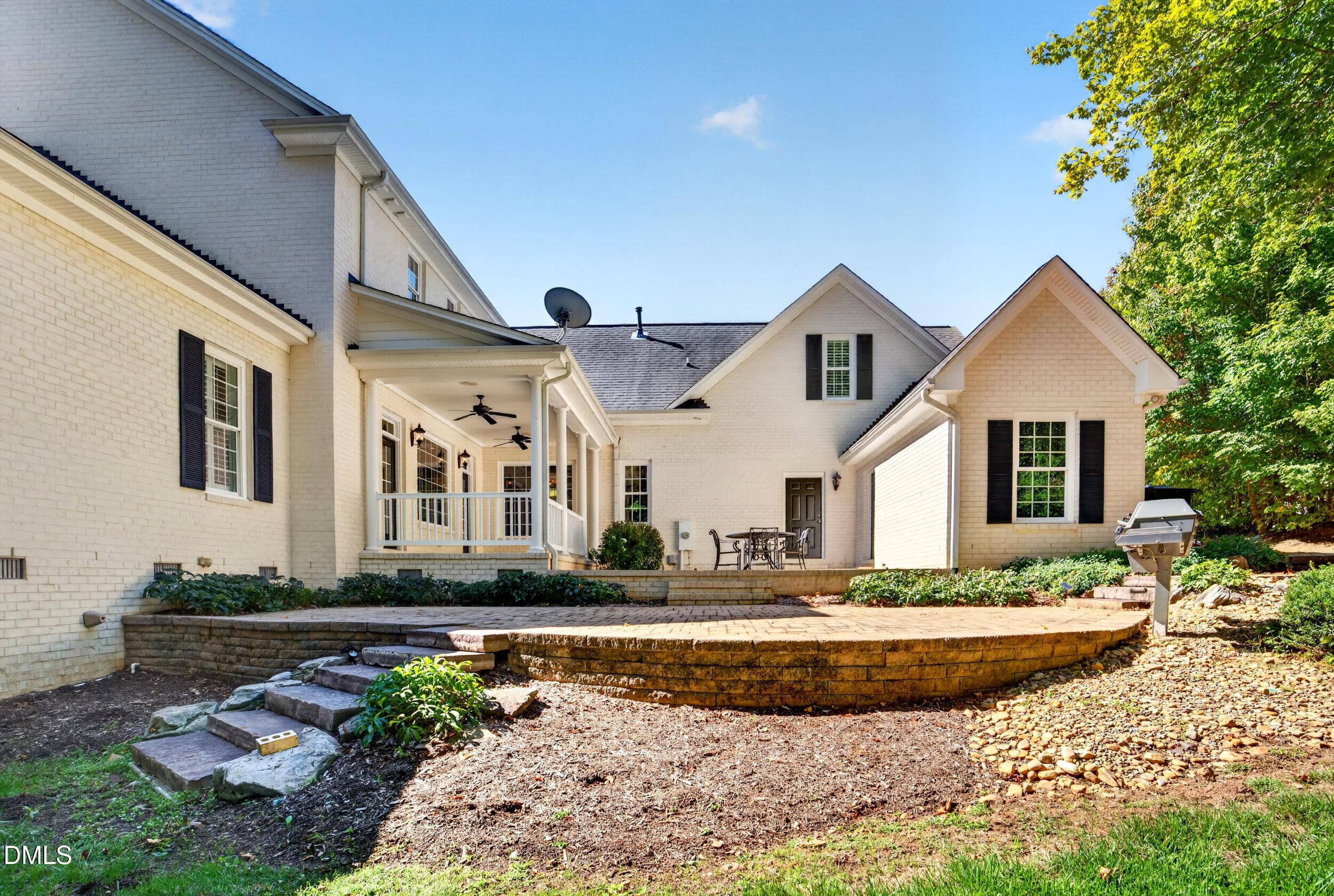 091 - Rear Exterior and Patio - 1018 Lochshire Drive, Burlington, NC 27215