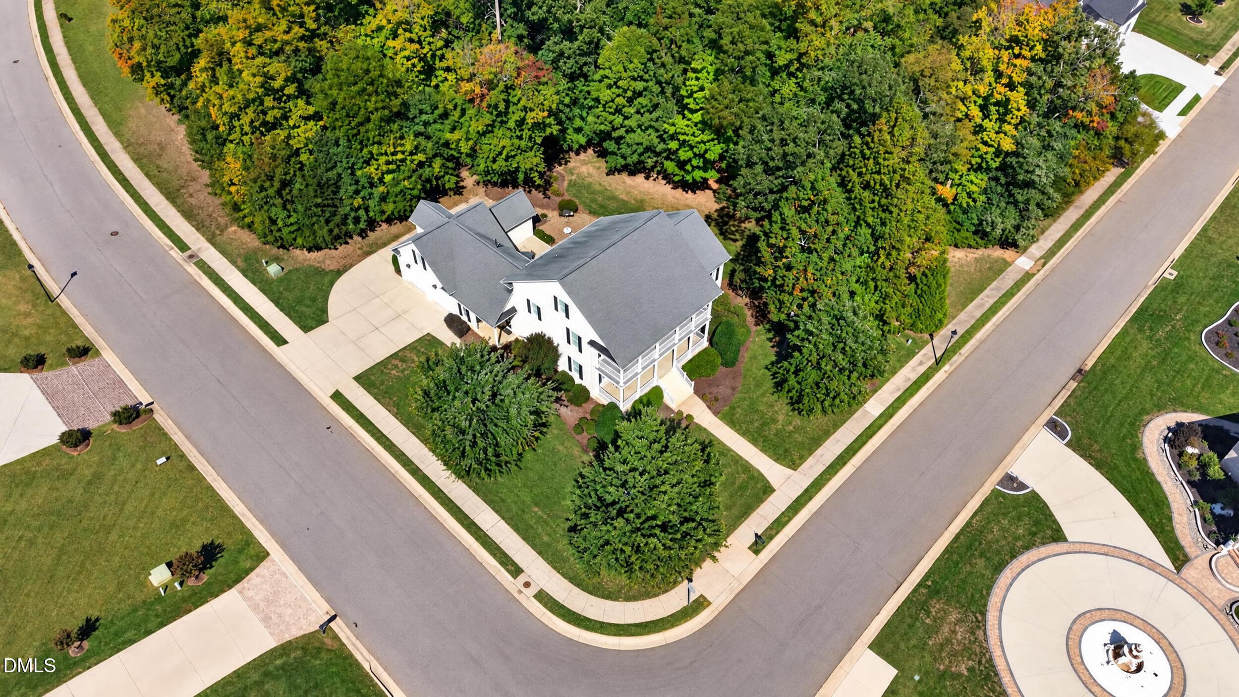 094 - Aerial Overhead View of Home - 1018 Lochshire Drive, Burlington, NC 27215