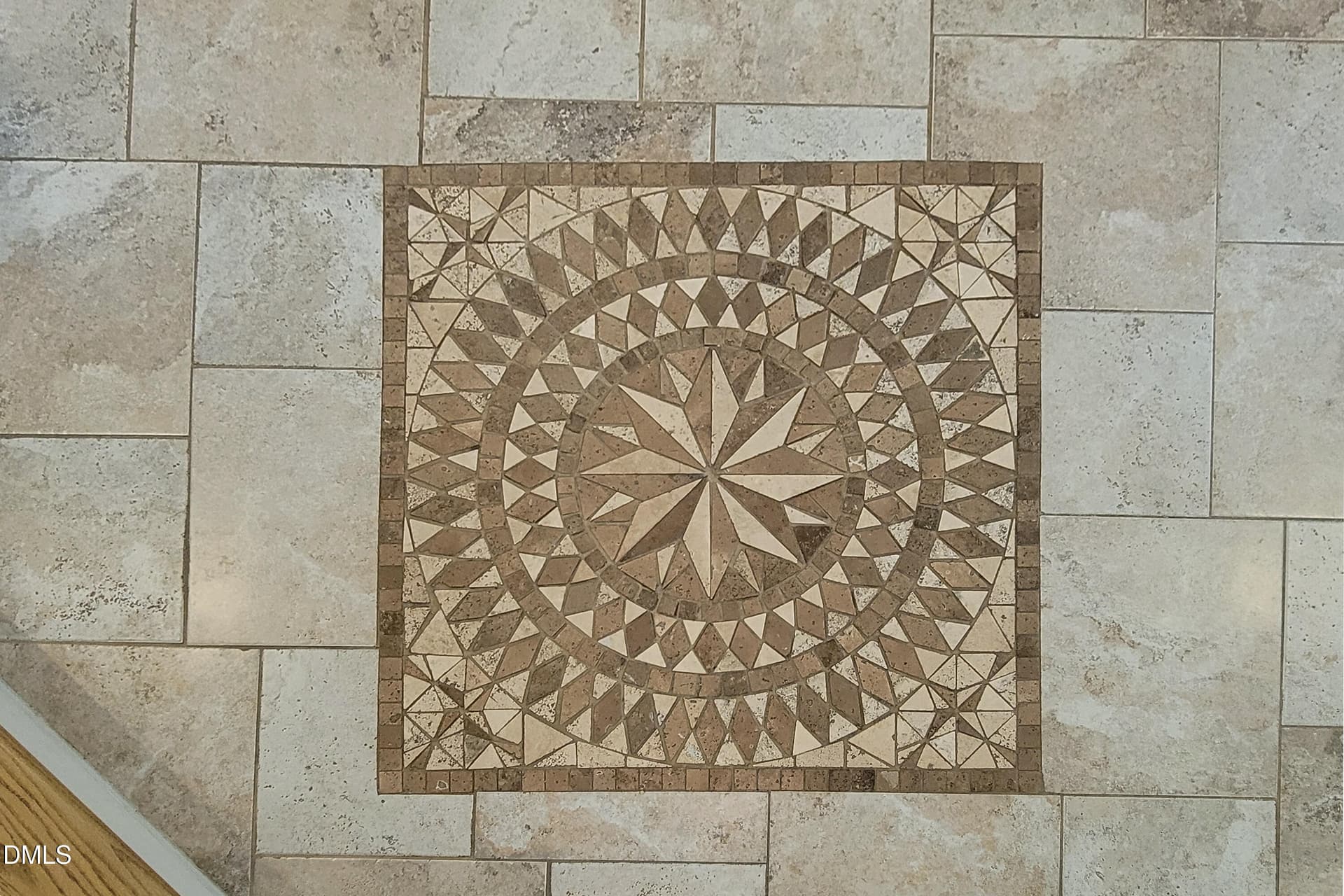 Tile Detail in Foyer - 4109 Millyork Court, Apex, NC 27539