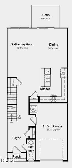 Main Level - 2707 Middlewick Place, Wake Forest, NC 27587, Wake Forest