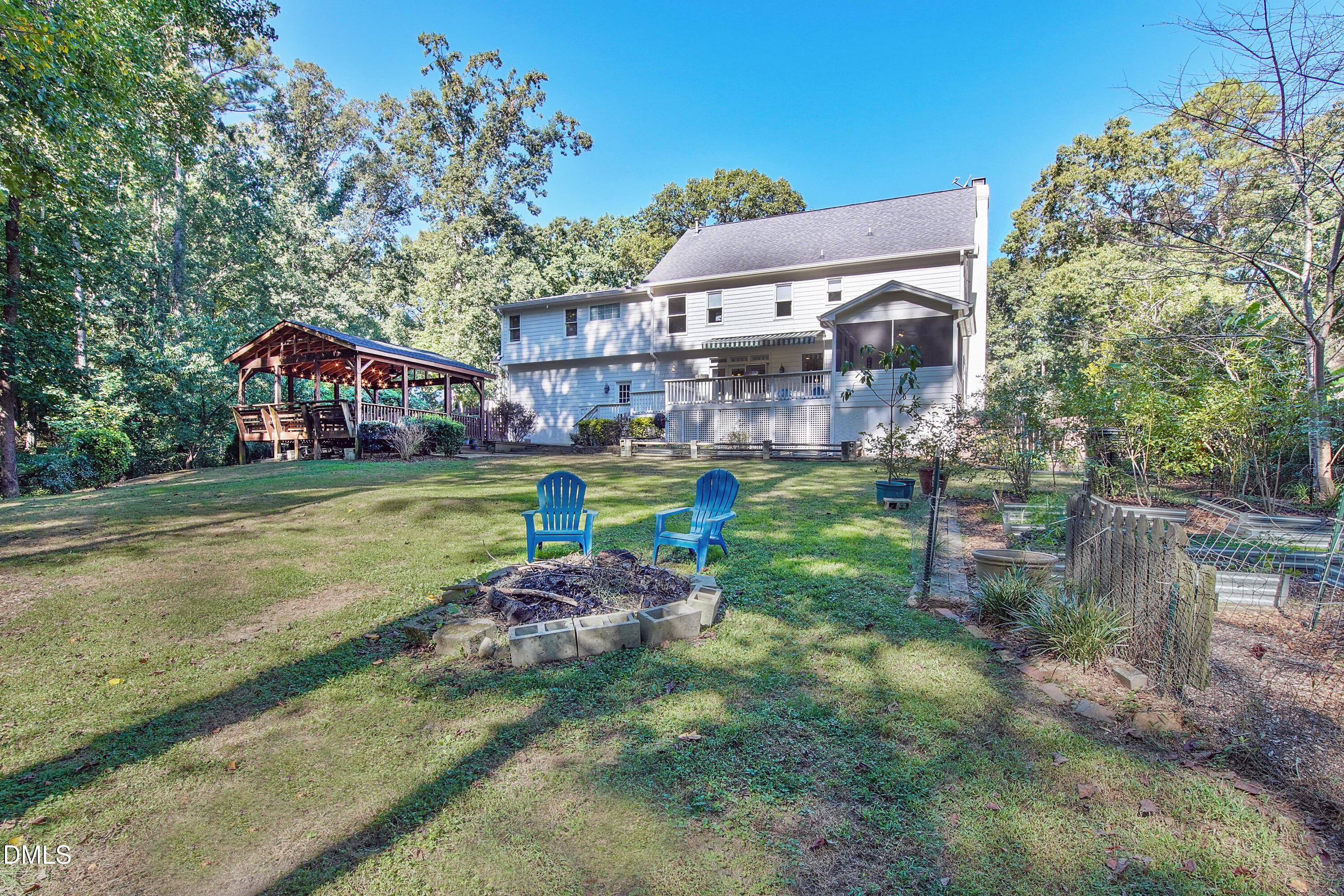 Backyard - 4109 Millyork Court, Apex, NC 27539