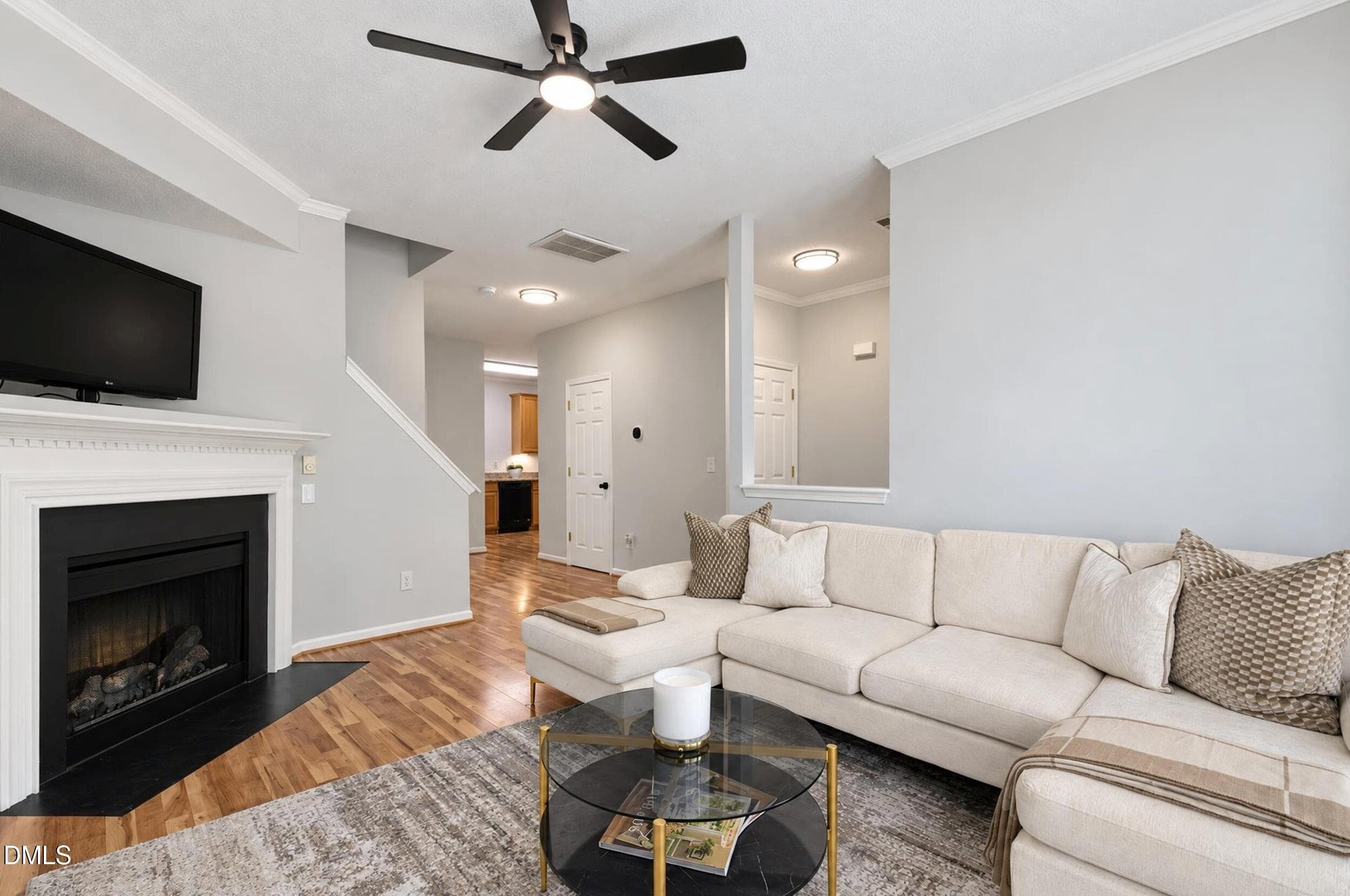 Living room - 10804 Pendragon Place, Raleigh, NC 27614