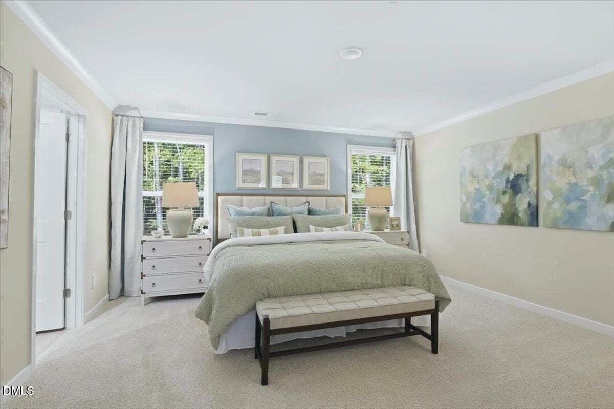 17 - Primary Bed - 5910 Fallowfield Lane, Raleigh, NC 27616