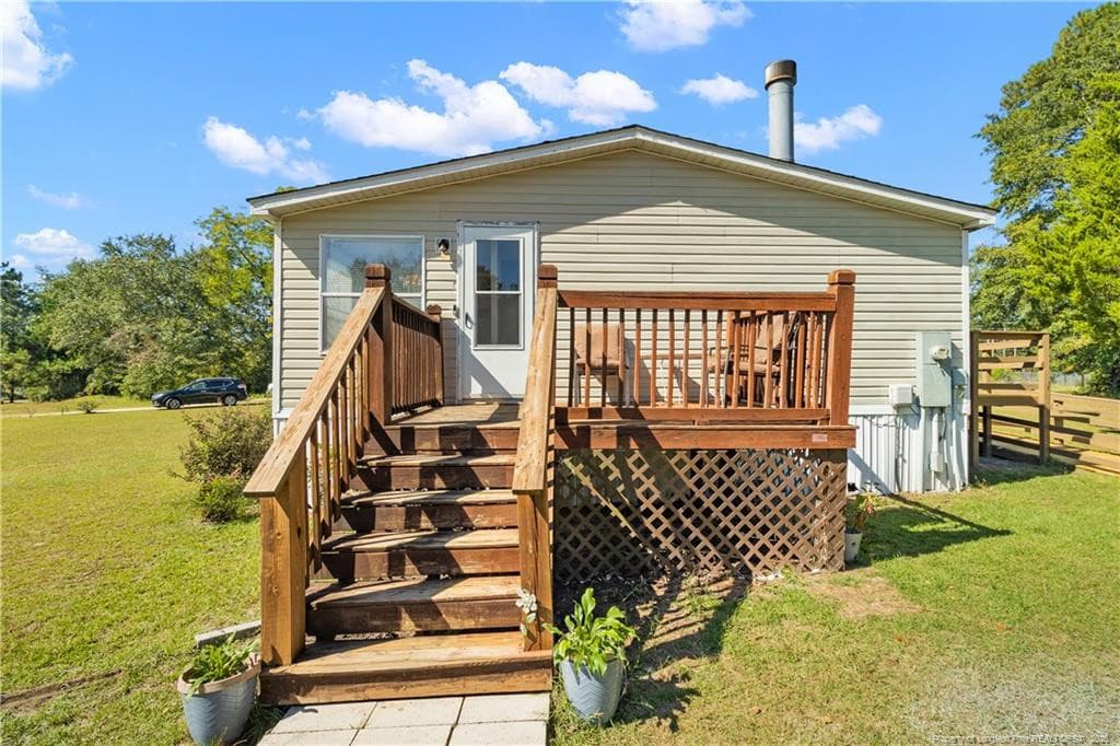 side porch - 179 Grier Drive, Raeford, NC 28376, Raeford