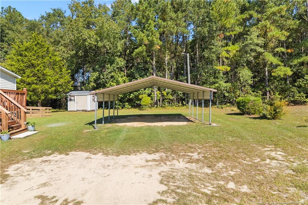 carport - 179 Grier Drive, Raeford, NC 28376, Raeford