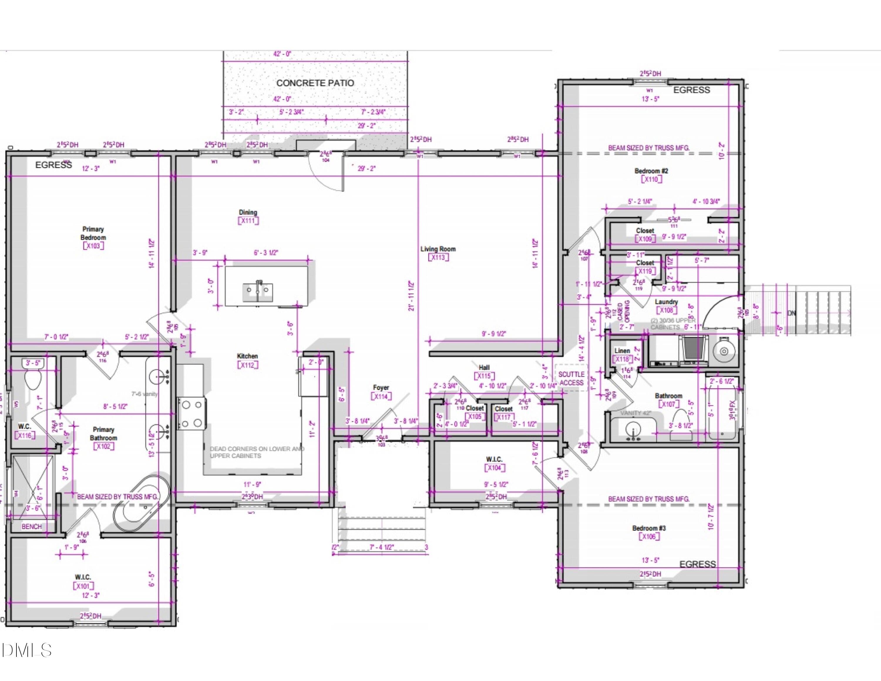 FloorPlan - 151 Twin Oaks Lane, Littleton, NC 27850