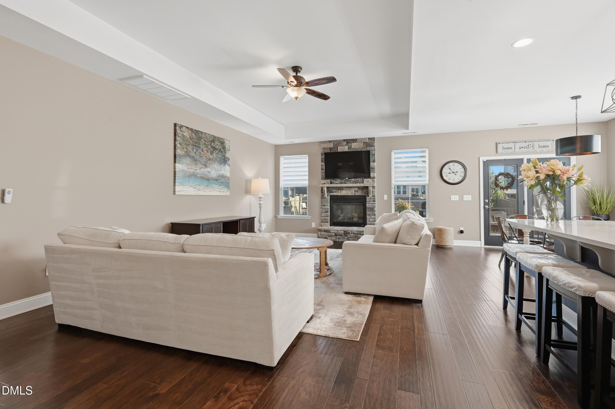 Living Room - 405 Hickory Run Lane, Youngsville, NC 27596, Youngsville