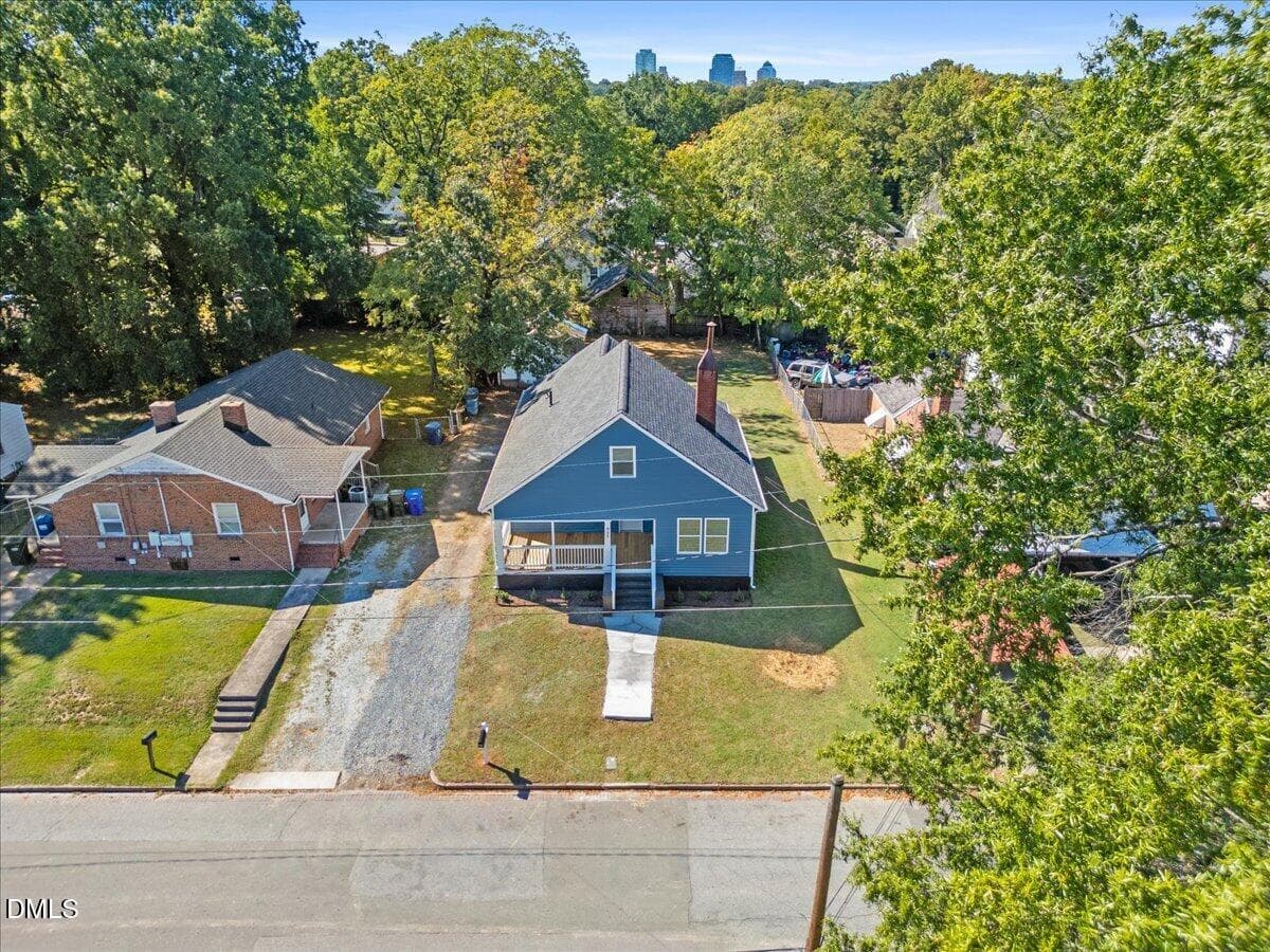 Aerial View - 911 Alma Street, Durham, NC 27703