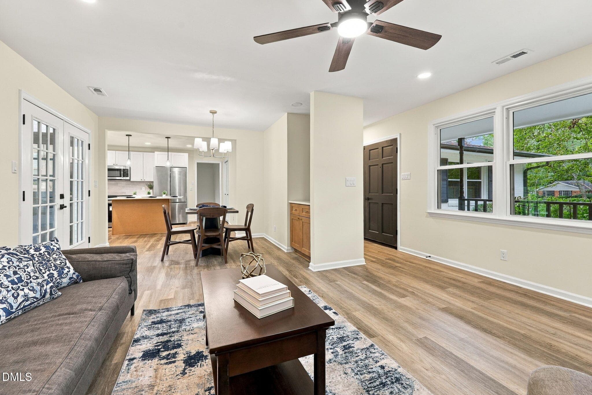 Kitchen, dining and living room 1 - 3901 Hulon Drive, Durham, NC 27705