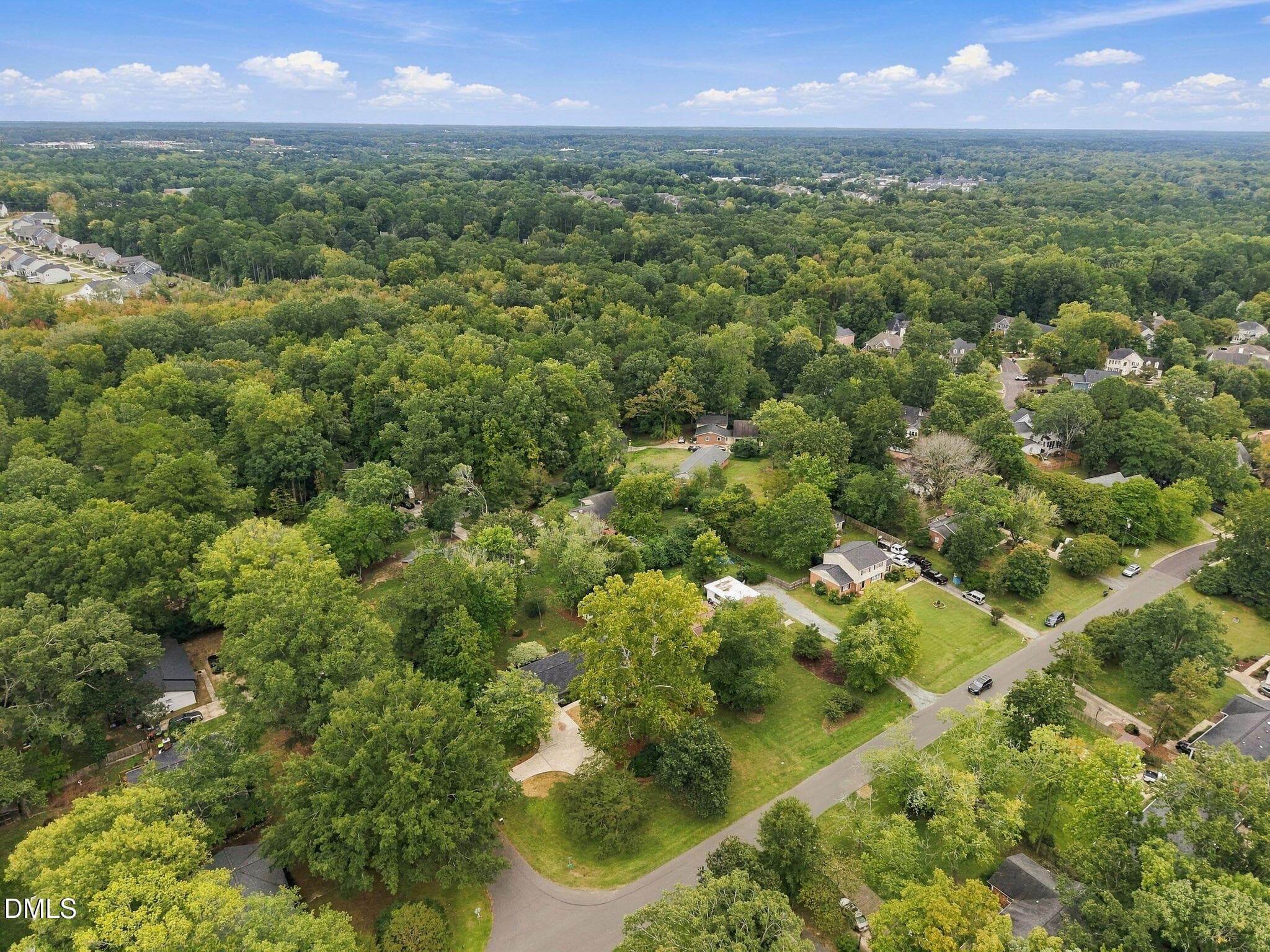Neighborhood Drone Shot - 3901 Hulon Drive, Durham, NC 27705